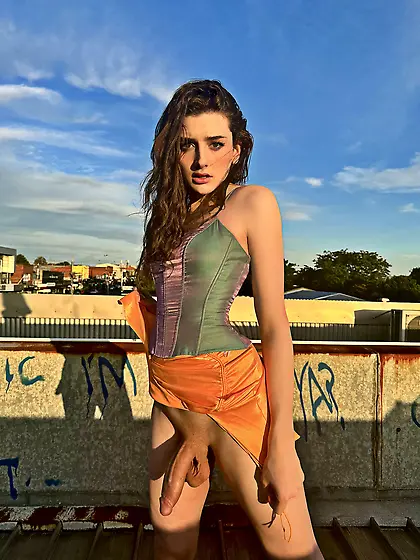 Amazing huge girl cock