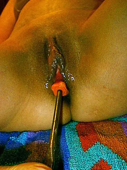 FUCKING MY TWAT WITH DIFFERENT OBJECTS TO ORGASM