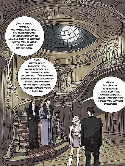 Babysitting at Addams House 02