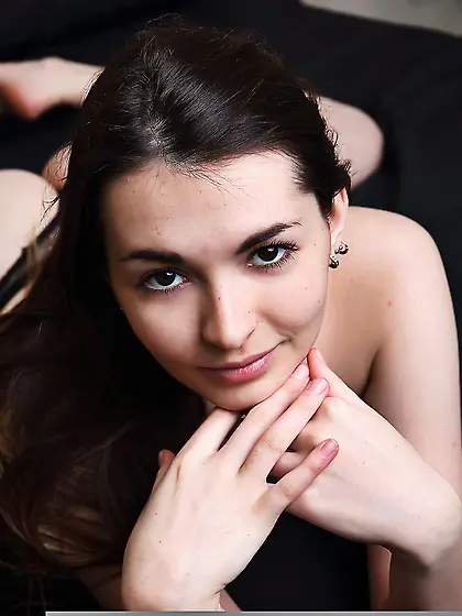 Slender sexy brunette Lukki Lima is showing her truly smooth and