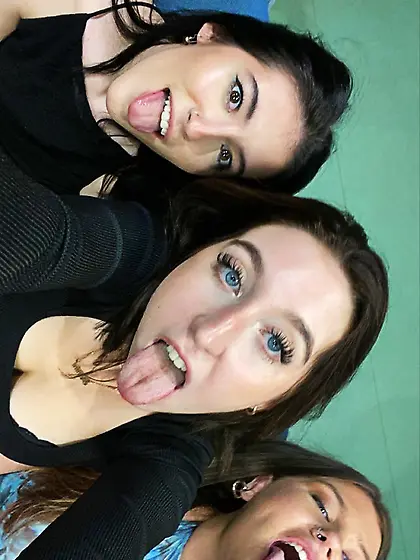Tounge out