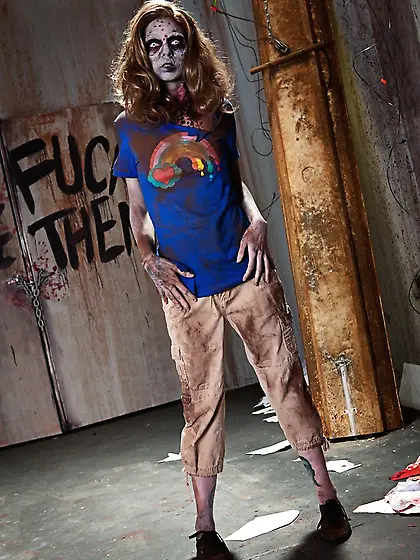 Horny zombie perky tits