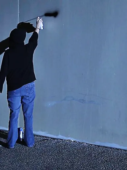 Busty criminal fucked in her cell