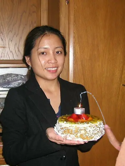 DANIELLE,  CHRIS,  FILIPINA,  AND FRIENDS