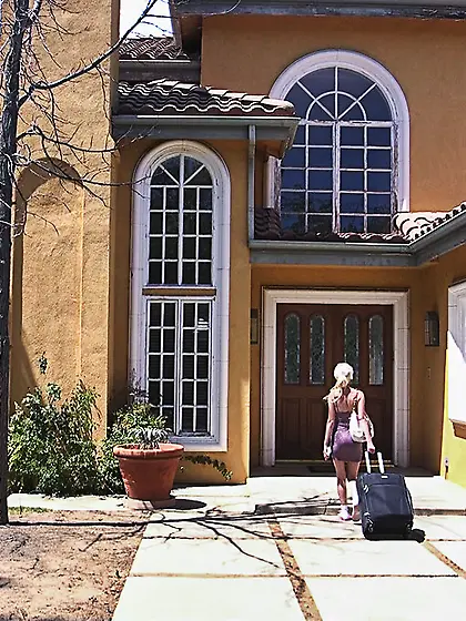 Tiny cute blonde gets fucked hard