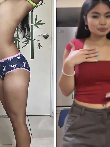 Stepdaughter in panties