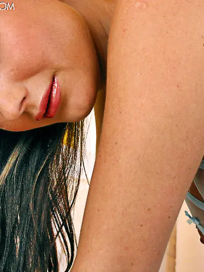 Hungarian pretty crotchless panty