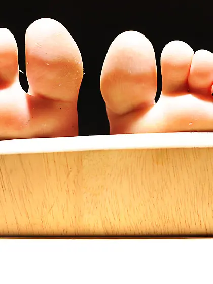 Athletic american woman bondage