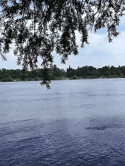 Naturally busty hottie gets brutally fucked next to some river