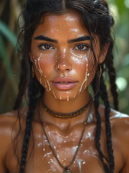 Brown Island Tit Clowns
