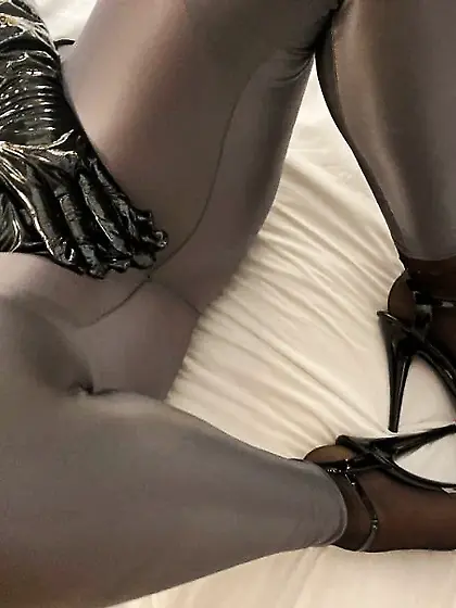 Spandex, Nylons and Black Sandals