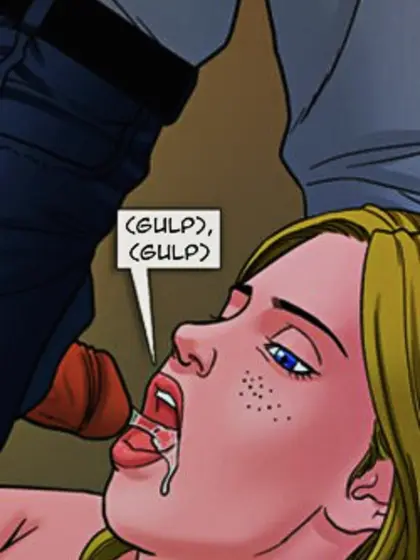 Oral creampie exits car