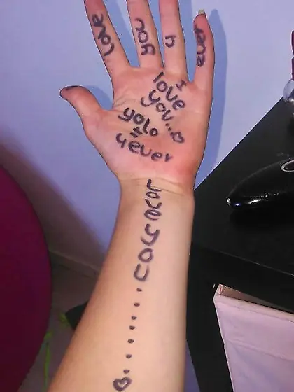 Message from my stepdaughter.  I still want you