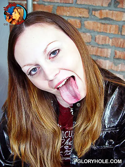 Hot teen finds gloryhole and decides to take black pecker inside