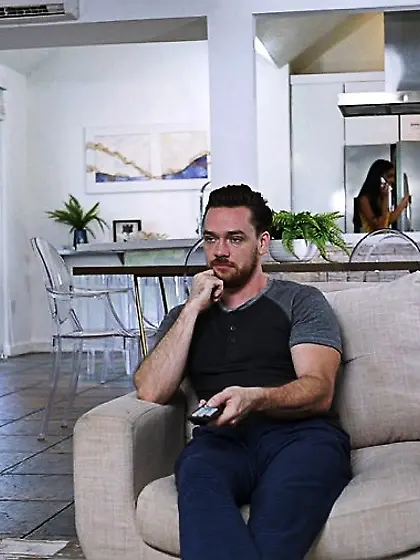 Hair pulled exotic beauty