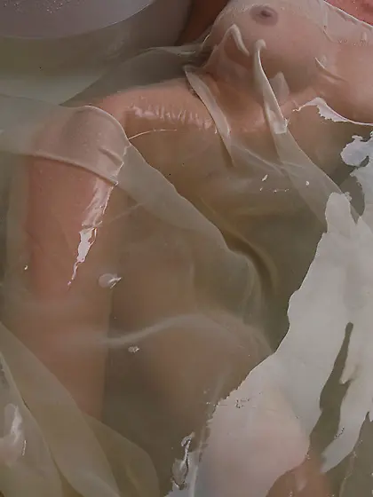 Maria D strips in front of the camera and teases us with her per