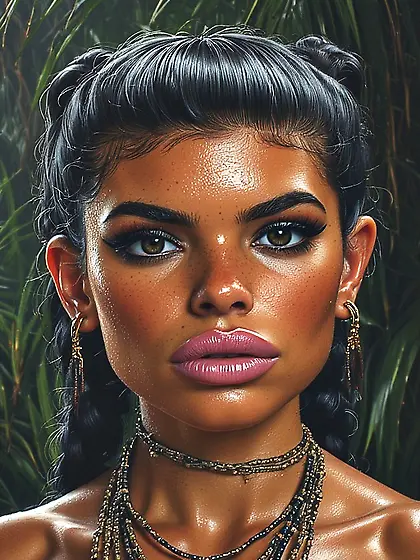 Brown Island Tit Clowns