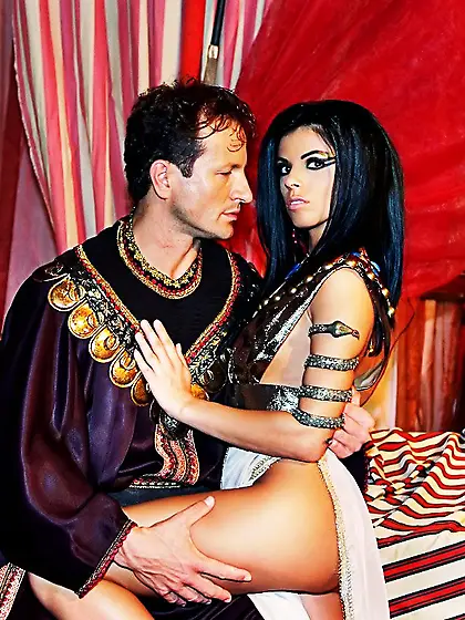 King is heavily fucking his queen Cory Baby in ass and experienc