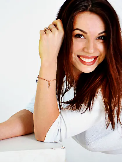 White teen auburn hair