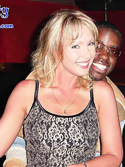 Playful blonde beautiful smile