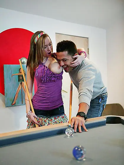 Round boobed teen Madison Scott gets fucked in cuffs after tit t