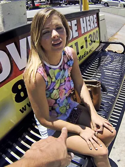 It was a nice sunny day when blonde busty teen Keisha Grey decid