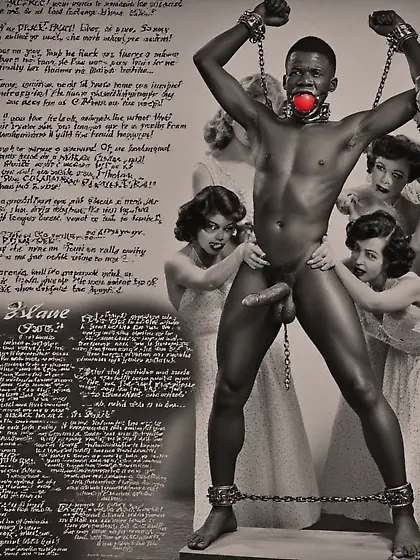 Black Slave Auction - Inspection