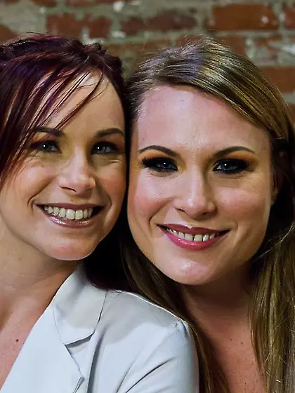 Blonde redhead start massage