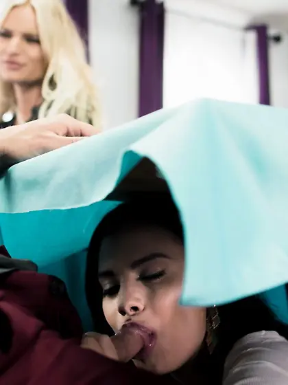 Violet Starr and Rachael Cavalli getting their eager holes drill