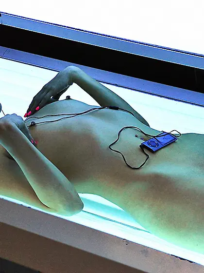 Slutty beauty Moretta Cox is jerking off dick before taking it i