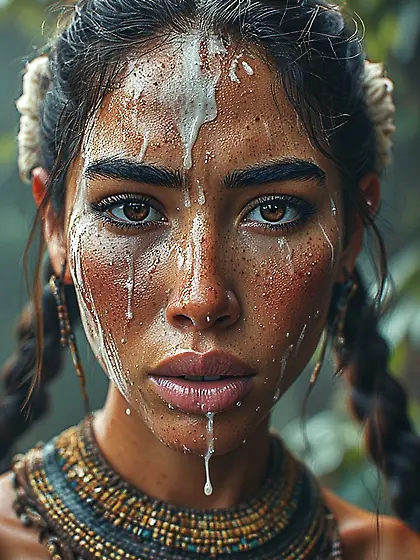 Brown Island Tit Clowns