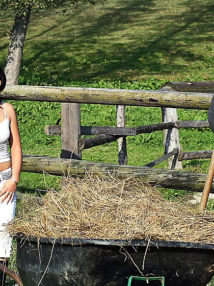 Brunette teen babe loves