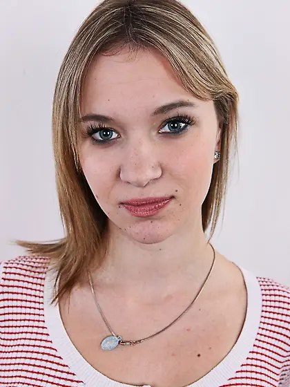 Hot tattooed blonde enticing