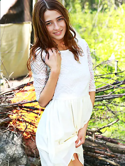 Russian small breast teen