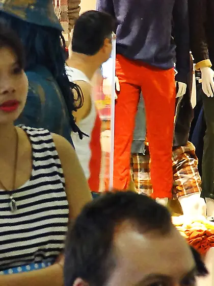 Exotic teen Nana takes off stripped dress and gets drilled into