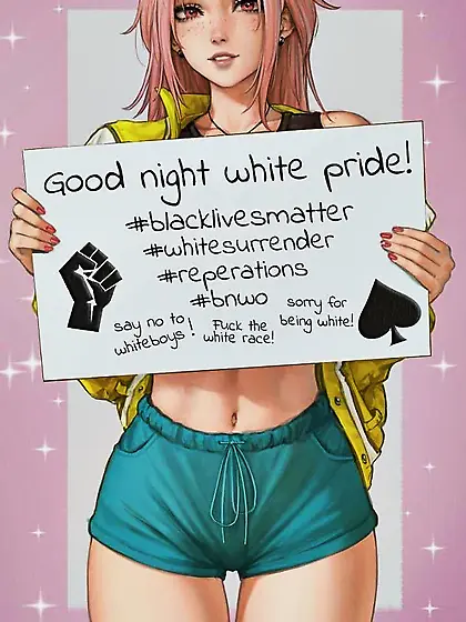 BNWO porn Captions.  End racism.  pro interracial