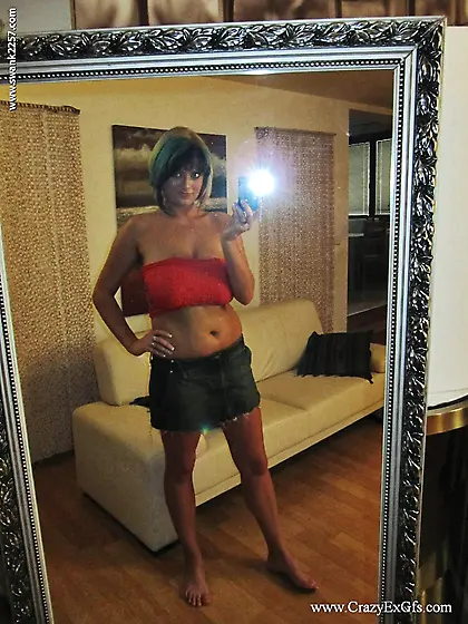 Stripping chubby girlfriend