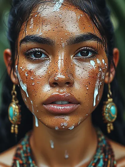 Brown Island Tit Clowns