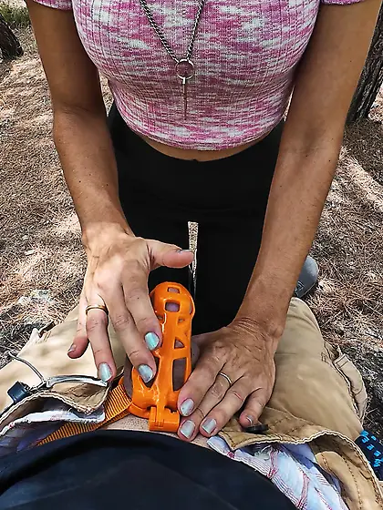 Cuck loves to be locked up in chastity, amateur