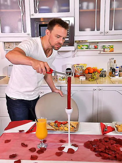 Sexiest 69 during rousing kitchen coitus 