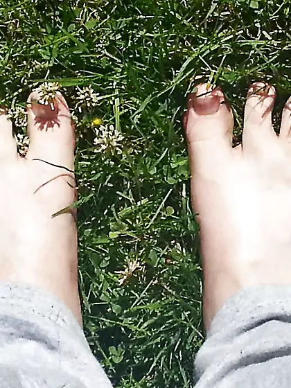 Meine Beine und Fuesse