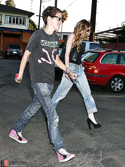 Lindsay Lohan Highly sheer tank top