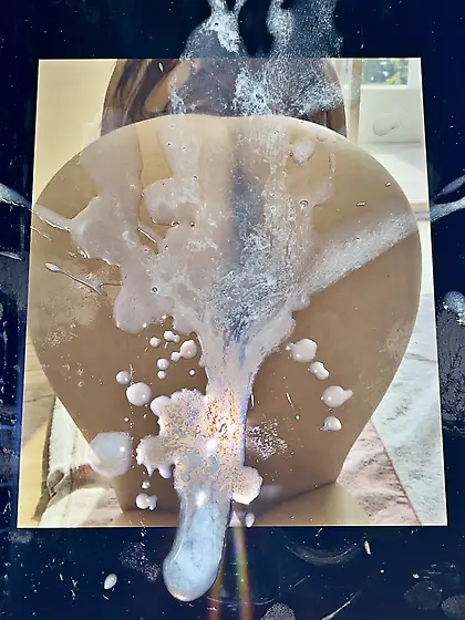 Perfect ass plastered in cum tribute
