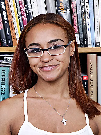 American beautiful librarian