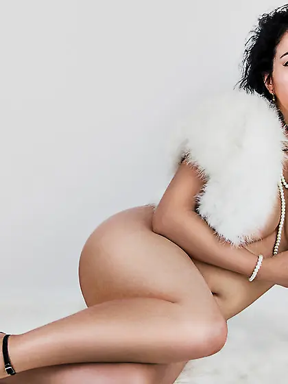 White milf black hair