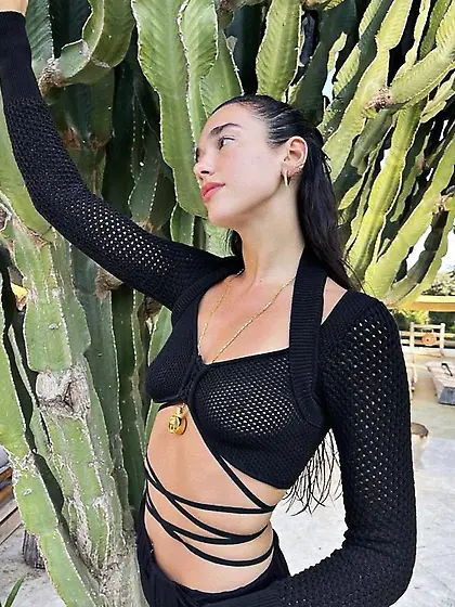 Dua Lipa see through nipples