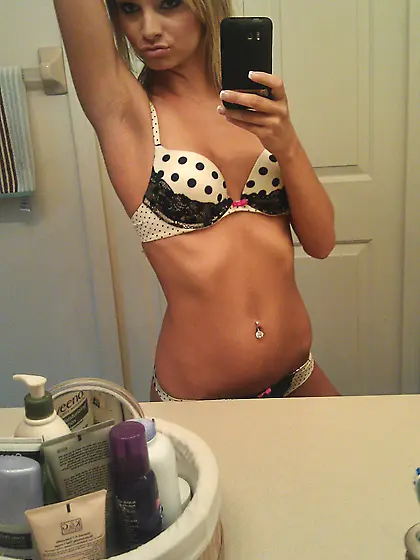 Brown-eyed blonde ex-GF posing naked and fucking in the shower