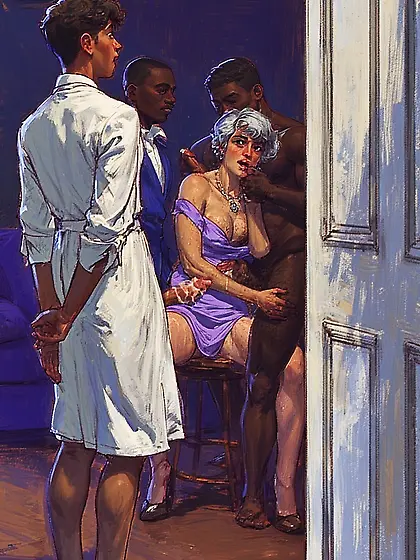 Nasty moms with bbc,  paintings