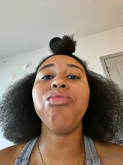 Fat light skin cousin