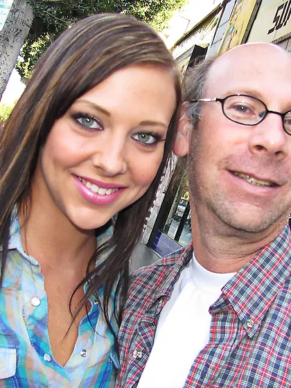 Perverted old geezer fucking a stupid teen...